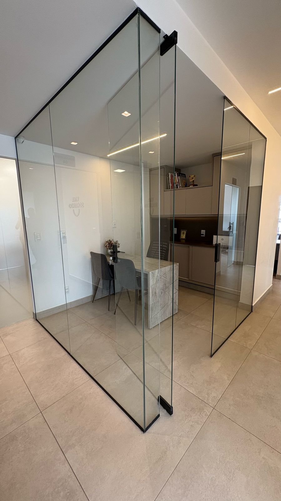 Sala de negociação da unidade Samambaia